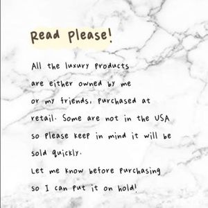 💕FOR LUXURY ITEMS💕